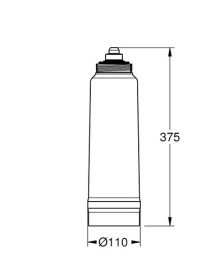 Мембранный фильтр Grohe Blue по технологии обратного осмоса 40880001
