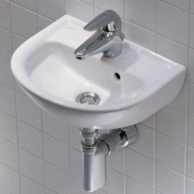 Мини-раковина для ванной Laufen Pro B 40х32 см подвесная белый с покрытием LCC H8159514001041