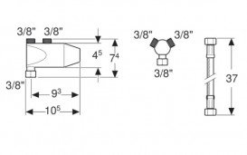 Мінітермостат для змішувача для раковини Geberit Bambini 599113000