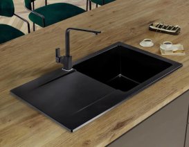 	Мойка для кухни Sink Quality SINK 1KDOL 78X46X21,5 см с переливом наногранит графит SINK.G.1KDOL.X