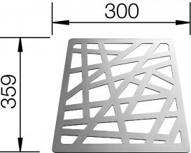 Багатофункціональна решітка для мийки Blanco нержавіюча сталь 225353