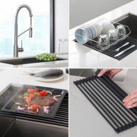 Багатофункціональна силіконова сушка Kraus чорний KRM-10BLACK