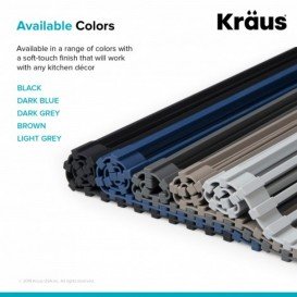 Багатофункціональна силіконова сушка Kraus світло-сірий KRM-11LG