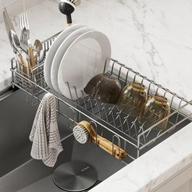Багатофункціональна сушка для посуду Kraus Kore нержавіюча сталь KDR-3