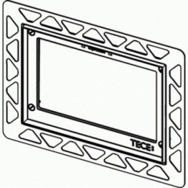 Монтажна рамка для установки скляних панелей Tece TECEloop / TECEsquare на рівні стіни хром глянсовий 9240649