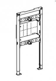 Монтажный элемент для душа и ванны Geberit Duofix для скрытого смесителя 98-112 см 111.780.00.2