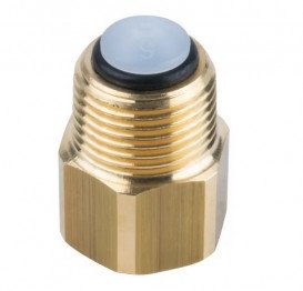 Монтажный клапан для воздухоотводчика Afriso ½''х⅜'' латунь 77723