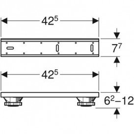 Монтажний комплект Geberit для душових піддонів 550.950.00.1