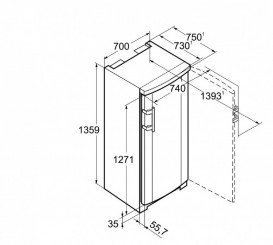 Морозильная камера Liebherr GN 3835 Comfort NoFrost сталь белый GN 3835-21 001