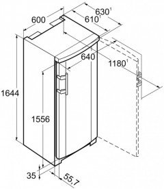 Морозильна камера Liebherr GNP 2713 Comfort NoFrost сталь білий GNP 2713