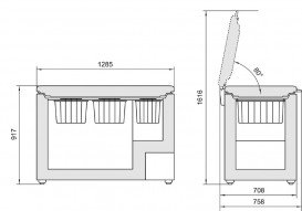 Морозильна скриня Liebherr GTP 2756 Premium сталь білий GTP 2756-25 001