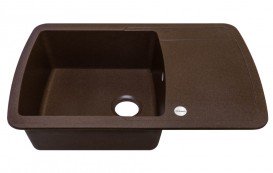 Мойка для кухни Adamant Optimaks 780х500 мм искусственный гранит коричневый 4824296101105
