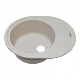 Мойка для кухни Adamant Ovum 620х500 мм искусственный гранит ivory 4824296100408