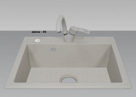 Мойка для кухни Adamant Prizma 590х500 мм искусственный гранит авена 4824296100206