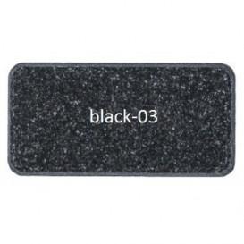 Мойка для кухни Adamant Shell 775х495 мм искусственный гранит черный 4824296101803