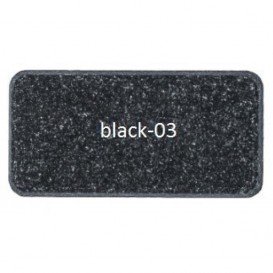 Мойка для кухни Adamant Shell 775х495 мм искусственный гранит черный 4824296101803