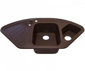 Мойка для кухни Adamant Сonsensus 1060х575 мм искусственный гранит коричневый 4824296100605