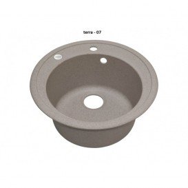 Мийка для кухні Adamant Sun Ø510 мм штучний граніт терра 2006270043349