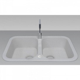 Мойка для кухни Adamant Twins 770х470 мм искусственный гранит old stone 4824296100510