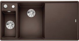 Мойка для кухни Blanco Axia III 6 S-F врезная SILGRANIT PuraDur® кофе 524674