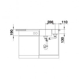Мойка для кухни Blanco Axia III 6 S SILGRANIT PuraDur® жемчужный 524656