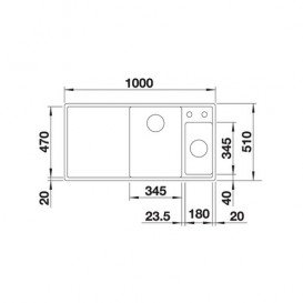 Мойка для кухни Blanco Axia III 6 S SILGRANIT PuraDur® жемчужный 524656