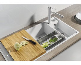 Мойка для кухни Blanco Axia III 6S 100х51 см чаша справа SILGRANIT PuraDur® мягкий белый 527046