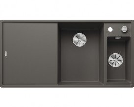 Мийка для кухні Blanco Axia III 6S 100х51 см чаша справа SILGRANIT PuraDur® вулканічний сірий 527228