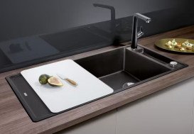 Мойка для кухни Blanco Axia III XL 6S 100х51 см SILGRANIT PuraDur® вулканический серый 527234