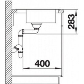 Мойка для кухни Blanco Dana 6 врезная прямоугольная нержавеющая сталь 525323