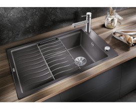 Мойка для кухни Blanco Elon XL 6 S 78х50 см SILGRANIT® PuraDur® вулканический серый 527253