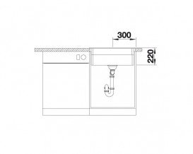 Мийка для кухні Blanco Etagon 6 60х51 см SILGRANIT PuraDur® м'який білий 527076