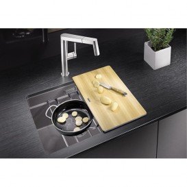 Мийка для кухні Blanco Etagon 700-U SILGRANIT PuraDur® темна скеля 525168