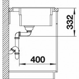 Мойка для кухни Blanco Etagon 8 78х51 см SILGRANIT PuraDur® мягкий белый 527079