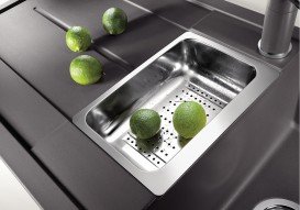 Мийка для кухні Blanco Metra 6S 100х50 см SILGRANIT® PuraDur® чорний 525926