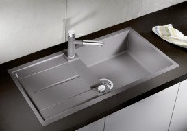 Мойка для кухни Blanco Metra XL 6 S-F 99х49 см SILGRANIT® PuraDur® вулканический серый 527308