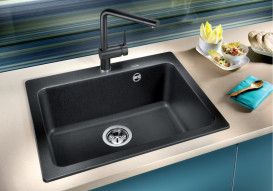 Мойка для кухни Blanco Naya 6  61,5х51 см SILGRANIT PuraDur® антрацит 519638