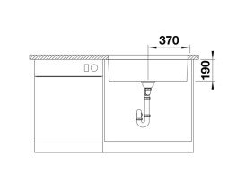 Мойка для кухни Blanco Quato 700-U под столешницу 74х44 см матовая нержавеющая сталь 528231