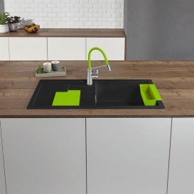 Мийка для кухні Blanco Sity XL 6 S SILGRANIT PuraDur® антрацит / ківі 525060