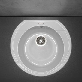 Мойка для кухни Буль-Буль Tuluza врезная Магранит белый 107050001