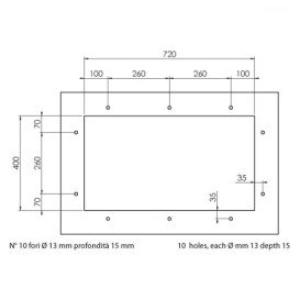 Мойка для кухни CM Filoquadra 77Х45 см Sottotop двойная нержавеющая сталь 11919