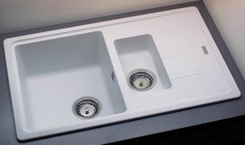 Мийка для кухні Franke Basis BFG 651-78 врізна зворотний Fragranite білий 114.0272.602