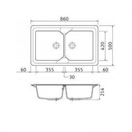 Мойка для кухни Franke Calypso COG 620 86X50 врезная оборотная Fragranite Avena бежевый (114.0502.978) 9899375