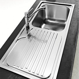 Мийка для кухні Franke Galassia GAX 611 врізна чаша справа нержавіюча сталь полірована 85840807