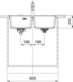 Мойка для кухни Franke Maris MRG 620 TL 76х51 см Fragranite белый 114.0720.012