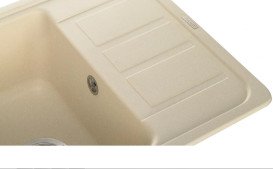 Мийка для кухні Granado Alanis 57,4х46 см нанограніт ivory 2704