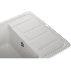 Мойка для кухни Granado Alanis 57,4х46 см наногранит white 2705