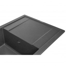 Мийка для кухні Granado Alicante врізна 78х49,5 см нанограніт grafito 2409