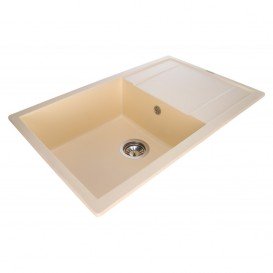 Мойка для кухни Granado Alicante врезная 78х49,5 см наногранит ivory 2404