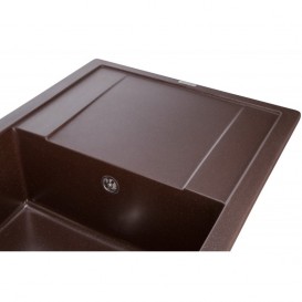 Мойка для кухни Granado Alicante врезная 78х49,5 см наногранит marron 2406